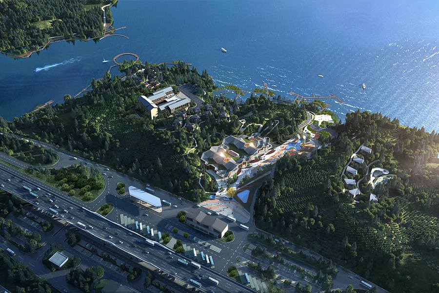 南湾开放式服务区｜藏在山水间的禅茶文旅目的地