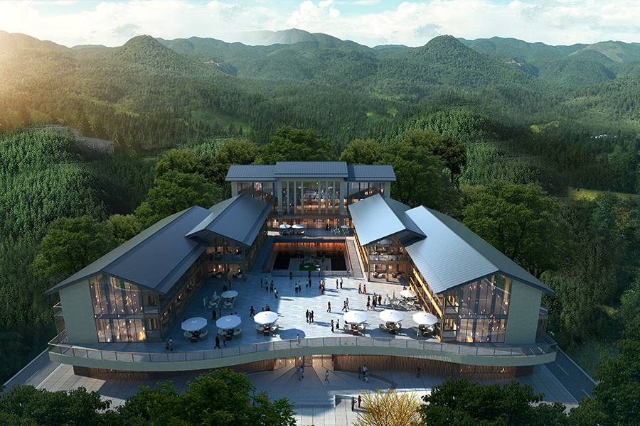 南湾开放式服务区｜藏在山水间的禅茶文旅目的地