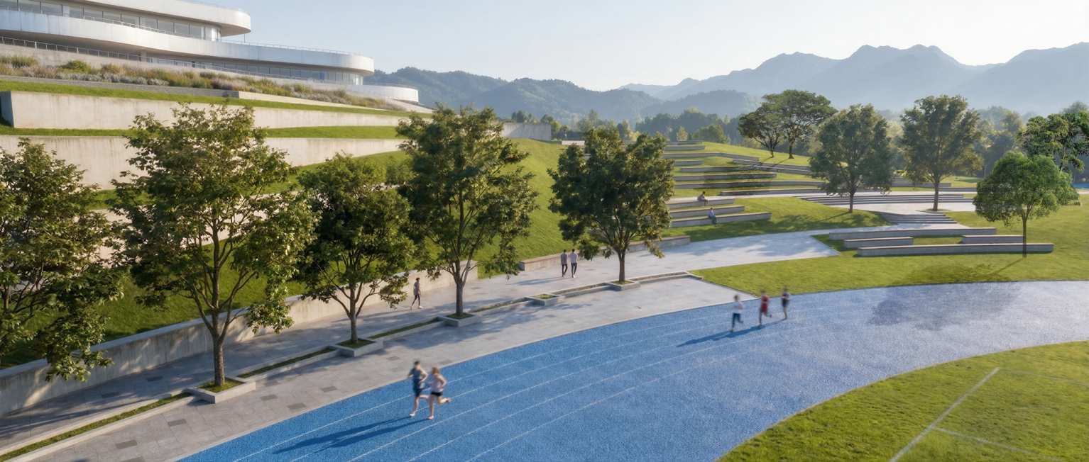 郑州科技学院万山湖校区景观设计