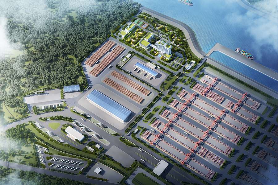 周口港中心港区中心作业区--辅建区方案