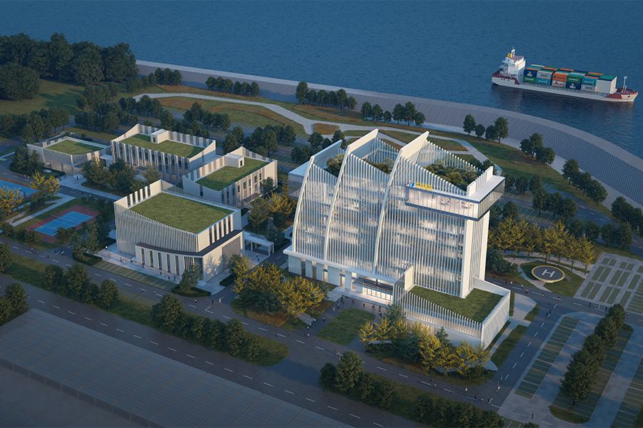 周口港中心港区中心作业区--辅建区方案
