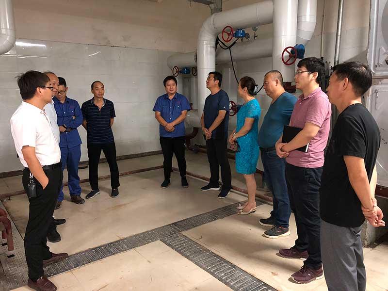 公司园区热力供暖工程顺利通过验收