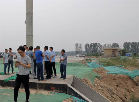 公司对国道107官渡黄河大桥工程进行设计回访