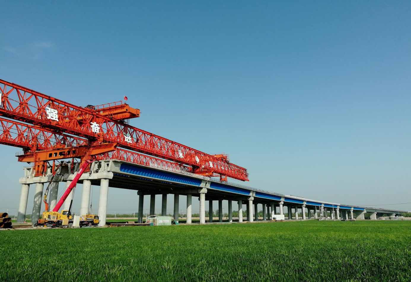国道207孟州黄河特大桥施工进度简报