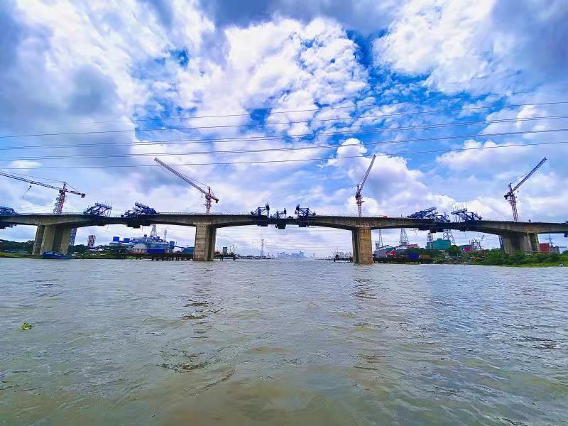 中犇检测认证有限公司监控项目孟加拉国希达拉亚三桥成功合拢