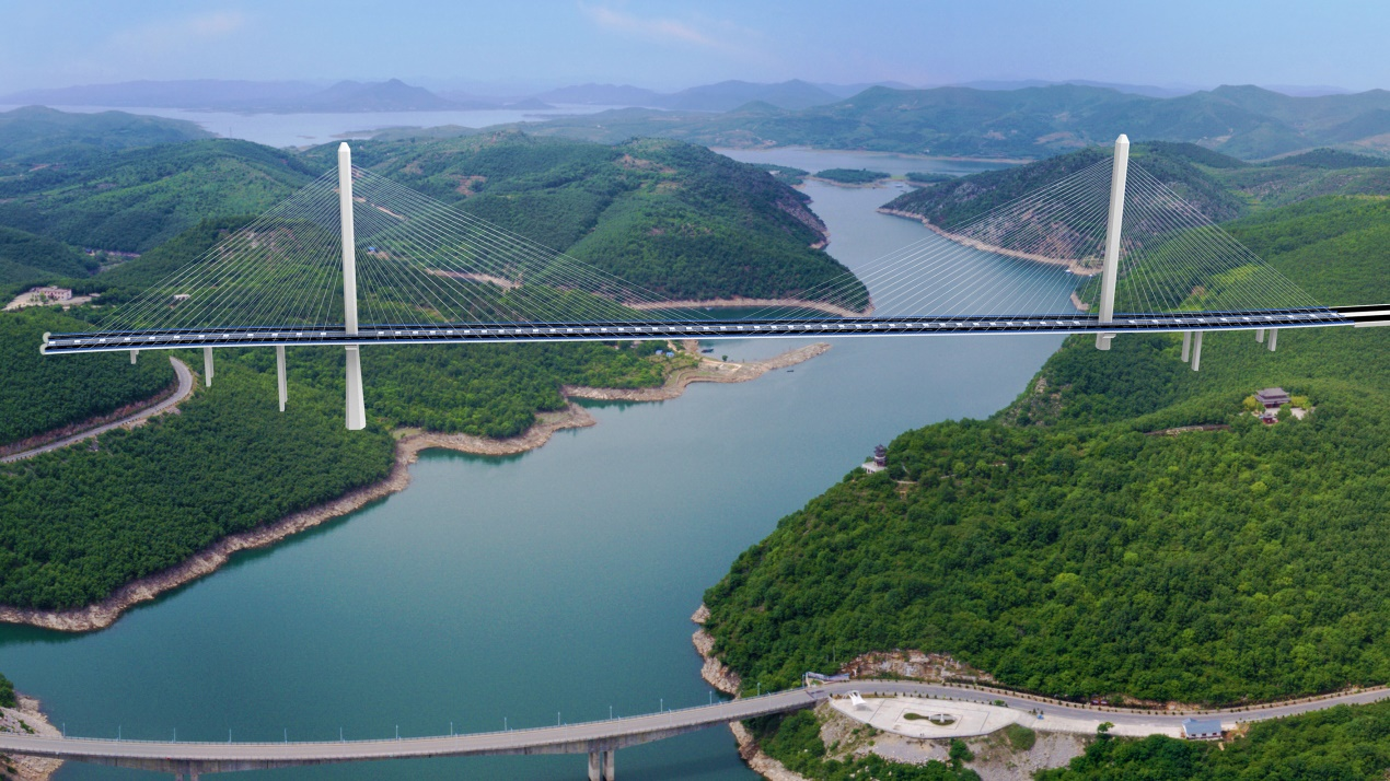 河南省最大跨径桥梁——丹江小三峡特大桥 阶段性进展——首个主墩承台浇筑完成
