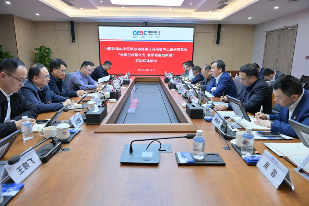 集团党委书记毛振杰带队赴中国能建华中区域总部开展联学联建活动