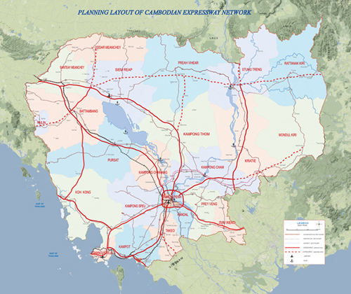 柬埔寨王国高速公路总体发展规划